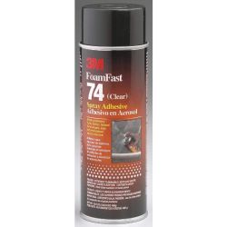 3M 7000121435, ADHESIVE-3M AEROSOL 24 OZ - FAST FOAM CLEAR 7000121435