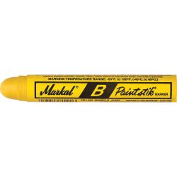 LACO MARKAL 80221, MARKAL B PAINT STICK- YELLOW - COLD SURFACE MARKER 80221
