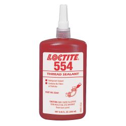 HENKEL LOCTITE 55441, THREAD SEALANT #554 250 ML - REFRIGERANT SEALANT BOTTLE 55441