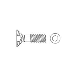 BRIGHTON-BEST 534084, FLAT HEAD SOC CAP- METRIC - M 6 X 1 X 30 534084