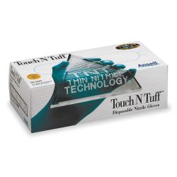 ANSELL TOUCHNTUFF 92-600-8, GLOVE-NITRILE DISPOSABLE MED - TOUCH N TUFF POWDERFREE 100/BX 92-600-8