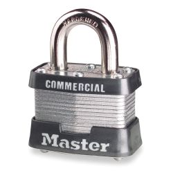 MASTER LOCK 3KA, PADLOCK-LAMINATED STEEL #3-KA - 1-1/2 KEYED ALIKE 3KA