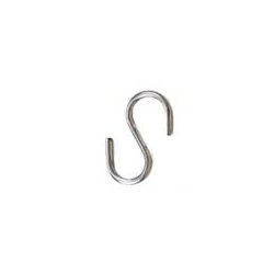 WESTERN WIRE PRODUCTS 12S09SHOOKSP, S HOOK-BRIGHT ZINC FINISH-#10 - .148 X 2" 12S09SHOOKSP