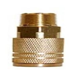 PLEWS & EDELMANN C21-PLE, AMFLO AIR FITTING - 1/4" X 1/4" MNPT COUPLER C21-PLE