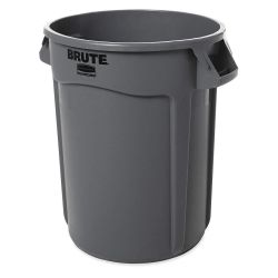 BRUTE CONTAINER GREY - 32 GAL W/O LID