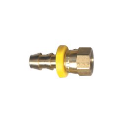 FAIRVIEW 738-44, FLARE CONNECTOR SWIVEL 37'JIC - 1/4 HOSE X 1/4 TUBE 738-44
