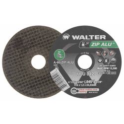 WALTER SURFACE TECHNOLOGIES 11T852, WHEEL 5" X 5/64 X 7/8 - A-60-COMBO-ZIP TYPE 27 11T852