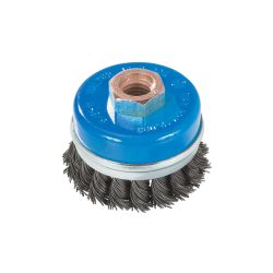 WALTER SURFACE TECHNOLOGIES 13G504, WIRE CUP BRUSH 5" DIA - .020 KNOTTED 5/8-11 ARBOR 13G504