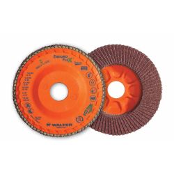 WALTER SURFACE TECHNOLOGIES 15Q458, DISC-FLAP 4-1/2 X 7/8 - 80G STEEL/STAINLESS 15Q458