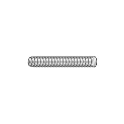 THREADED ROD PLATED 1/4-20 X 3 FT NC