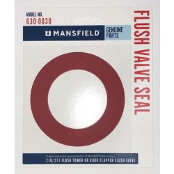 MANSFIELD PLUMBING 206300030, SEAL-FLUSH VALVE MANSFIELD - RED FOR 210/211 206300030