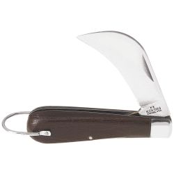 KLEIN TOOLS 1550-4, KNIFE-ELECTRICIAN 3" BLADE - CURVED HAWKBILL 1550-4