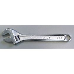 PROTO J710, WRENCH-ADJUSTABLE- CHROME 10" J710