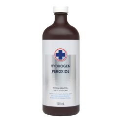 SAFECROSS FIRST AID 06141, HYDROGEN PEROXIDE 500 ML 06141