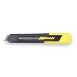 STANLEY 10-151, KNIFE-UTILITY RETRACTABLE 18MM - BREAKABLE BLADE PLASTIC HANDLE 10-151