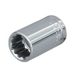 TEKTON 14228, 1/2" DRIVE X 15MM SHALLOW - SOCKET (12-POINT) 14228