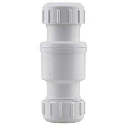 BOSHART INDUSTRIES 17SCC-15, CHECK VALVE - PVC SWING - COMPRESSION FIT 1-1/2" 17SCC-15
