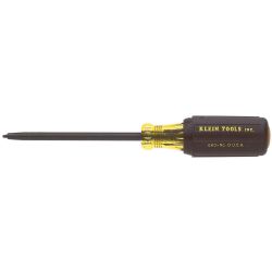 KLEIN TOOLS 662, SCREWDRIVER-ROBERTSON #2 RED - 1/4 X 4 CUSHION GRIP 662