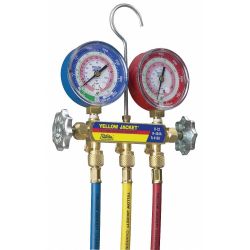 MANIFOLD GAUGE AND HOSE SET,60 IN H