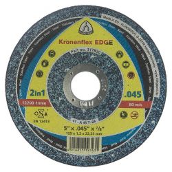 KLINGSPOR 317820, WHEEL 5" X .045 X 7/8 - CUT OFF TYPE 1 EDGE 317820