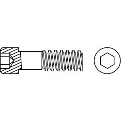 BRIGHTON-BEST 581385, SOCKET CAP SCREW - 1/4-20 X 5-1/2 NC 581385
