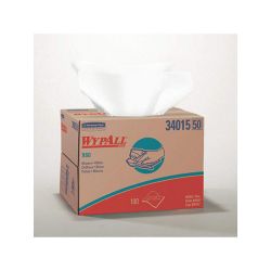 KIMBERLY CLARK WYPALL 34790, TERI WIPER-REINFORCED X60 - 9.75" X 16.875" 4 PLY WHITE 34790