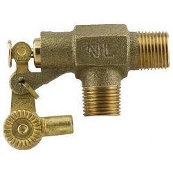 BOSHART INDUSTRIES 28-BFV-05NL, FLOAT VALVE - BRASS 1/2" - 1/2" INLET 1/2" OUTLET 28-BFV-05NL
