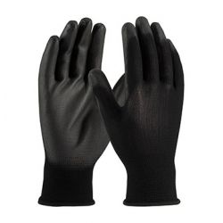 PIP PROTECTIVE IND'L PROD. 33-B115/XXL-CN, GLOVE -NYLON SEAMLESS KNIT - BLK ECONOMY PU PALM COAT XXL 33-B115/XXL-CN