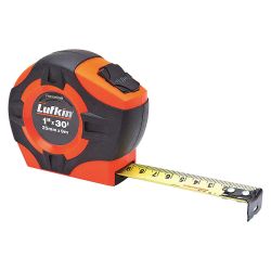 APEX CRESCENT LUFKIN PHV1049CMEN, TAPE-RULE 1X30/9M - HI-VIZ ORANGE PHV1049CMEN