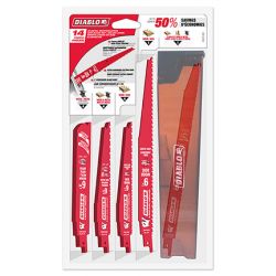 FREUD DIABLO DS0014SC, CUT SAW BLADE-BIMETAL 14 PC - VARIETY PACK SOLD/PK DS0014SC
