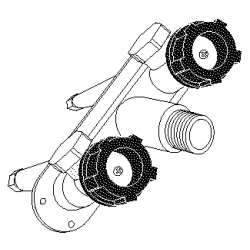 BMI 27812, 1/2C/MIPSX12"WITH VACUUM - FROST FREE HOT &COLD 27812