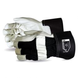 SUPERIOR GLOVE 76B-XL, GLOVE-FITTERS COWHIDE LEATHER - SAFETY CUFF XL 76B-XL
