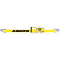ANCRA 45982-43, RATCHET TIE DOWN STRAP - 2" X 30' W/WIRE HOOKS 3333# 45982-43