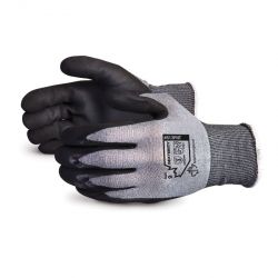 SUPERIOR GLOVE S13PNT10, GLOVE - DEXERITY BLACK NYLON - W/NITRILE PALM SIZE 10 S13PNT10