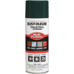 RUST-OLEUM 1638830, PAINT-IC ENAMEL FASTDRY 12 OZ - AEROSOL HUNTER GREEN 1638830