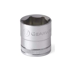 APEX GEARWRENCH 80385, SOCKET-STANDARD LENGTH 6PT - 17MM 3/8 DRIVE 80385