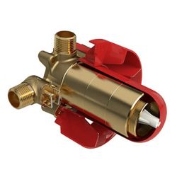 RIOBEL R93, 1/2" ROUGH & 1/2" 2-OUTLETS W/ - STOPS 8.2GPM 60PSI NO CARTRIDG R93