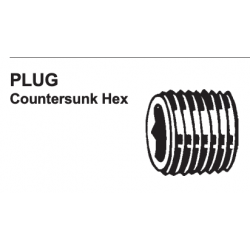 PAULIN / DOMINION FITTINGS DS1018-A, STEEL HEX SOCKET PLUG 1/8" - MNPT 01HP-2 DS1018-A