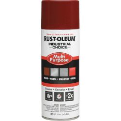 RUST-OLEUM 1664830, PAINT-IC ENAMEL FASTDRY 12 OZ - AEROSOL GLOSS CHERRY RED 1664830