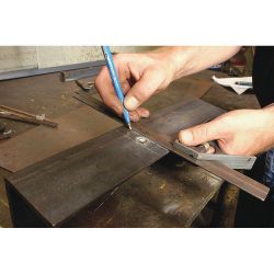 LACO MARKAL 96006, MARKER-METAL SILVER STREAK - ROUND METAL LAYOUT/FABRICATION 96006