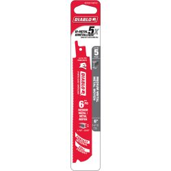 FREUD DIABLO DS0614BF5C, CUT SAW BLADE-METAL CUTTING - 6" 14/18TPI THIN METAL 5/PK DS0614BF5C