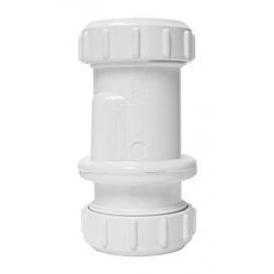 BOSHART INDUSTRIES 17SPCV-1215, CHECK VALVE - PVC SWING - COMPRSSION FIT 1-1/4" & 1-1/2" 17SPCV-1215