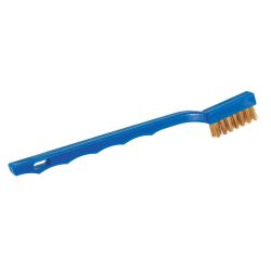 OSBORN 83112, SCRATCH BRUSH-BRASS - 3 X 7 WIRE ROW PLASTIC HANDLE 83112