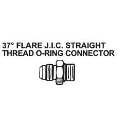 PAULIN / DOMINION FITTINGS DSO348-12, STEEL CONNECTOR MJIC X SAE - 0503-12-12 3/4"-3/4" DSO348-12
