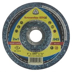 KLINGSPOR 317821, WHEEL 5" X .045 X 7/8 - CUT OFF TYPE 27 EDGE 317821