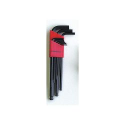 BONDHUS 10999, BALLDRIVER L WRENCH SET BLX9 - 1.5 2 2.5 3 4 5 6 8 10 9 PC 10999