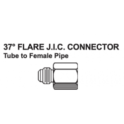 PAULIN / DOMINION FITTINGS DS346-4B, STEEL ADAPTER FNPT X MJIC - 0203-4-4 1/4"-1/4" DS346-4B