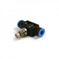 TOPRING 44.952, VALVE-FLOW CONTROL MAXFIT - 1/4 INLINE STRAIGHT UNION 44.952