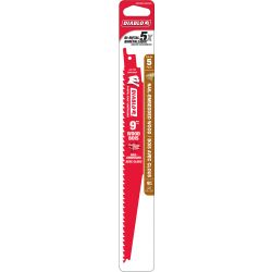 FREUD DIABLO DS0912BW5C, CUT SAW BLADE-WOOD CUTTING 9" - 6/12TPI NAIL EMBEDDED (5/PK) DS0912BW5C