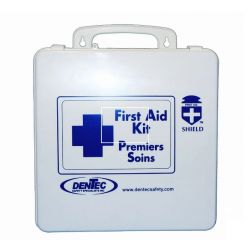 DENTEC 81-6161-0, FIRST AID KIT ONTARIO SEC.9 - 6-15 EMPLOYEES PLASTIC CASE 81-6161-0